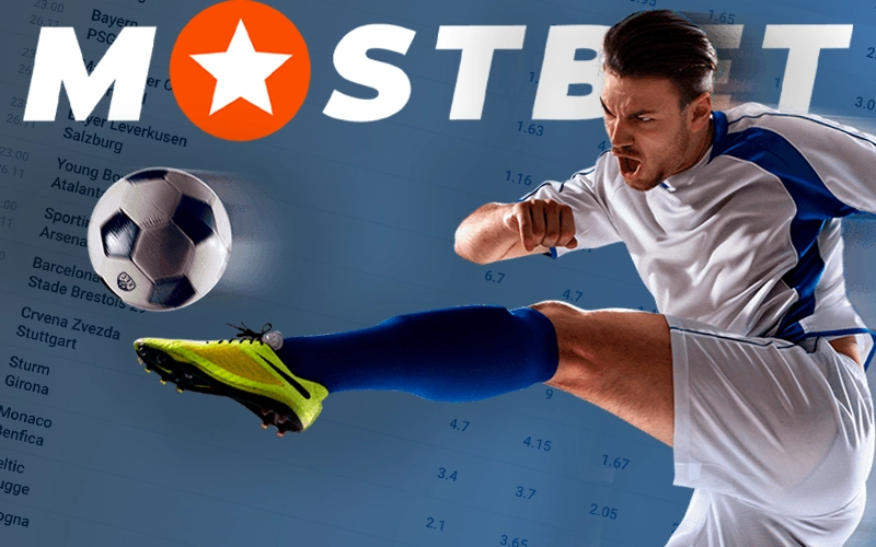 Create your own predictions for soccer matches at Mostbet.